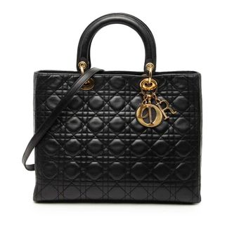 Dior Pre-owned Dior Large Lambskin Cannage Lady Dior MA-0927