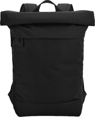 BagBase BG870 Roll-Top Backpack - Black
