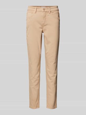 Cambio Cambio Slim Fit Jeans mit verk&uuml;rztem Schnitt Modell PIPER in Camel, Gr&ouml;&szlig;e 46
