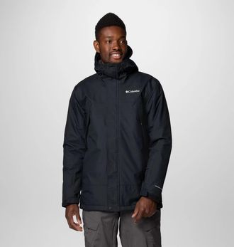 Columbia Shotski Jacket Mens Black Waterproof Insulated Full Zip KFC611
