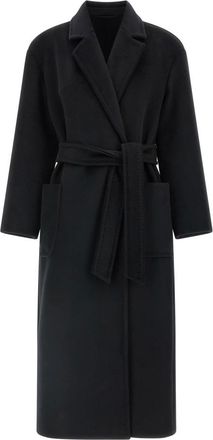 Max Mara Abrigo Giambo - Coats - Mujer - Negro - 3XS