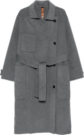 Glox Belted Patch-pocket Coat