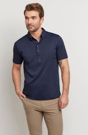 Anatomie Ryan Polo Shirt in Navy at Nordstrom, Size Xx-Large