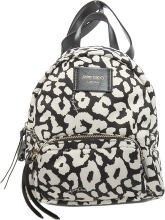 Jimmy Choo London Nylon Black Backpacks