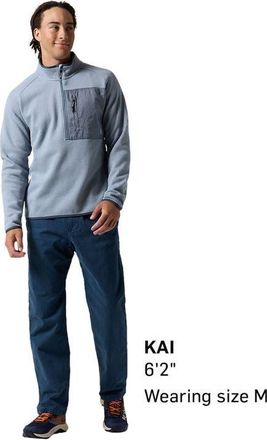 Backcountry Wander Sweater Fleece 1/2-Zip - Mens in Tradewinds at Nordstrom, Size Xx-Large