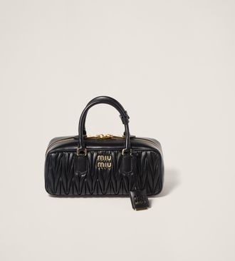 Miu Miu Arcadie matelass&eacute; nappa leather bag