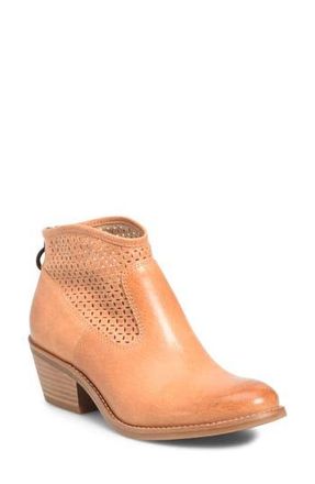 S&ouml;fft Aisley Perforated Bootie in Tan at Nordstrom Rack, Size 6