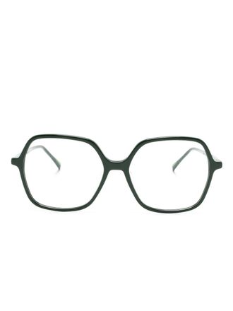 Gigi Studios Candela square-frame glasses - Green