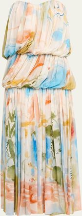Ulla Johnson x Helen Frankenthaler Reverie Strapless Silk Gown