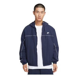 Nike Club Hooded Loose-Fit Jacket Obsidian HJ2013-451