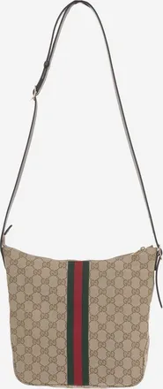 Gucci Mens Shoulder Bag Lunetta Beige Polyester
