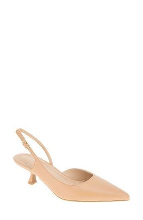 BCBGeneration Kittie Slingback Kitten Heel Pump in Tan at Nordstrom Rack, Size 7