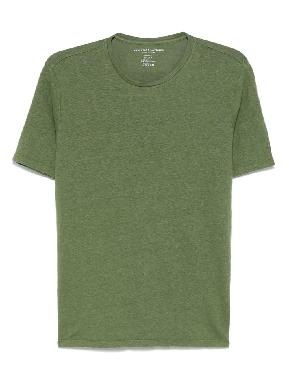 Tシャツ・カットソー MAJESTIC FILATURES COL ROND MC (48950) Majestic Filatures Women's Extra Fine Superwashed Metallic