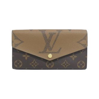 Louis Vuitton Brown Coated Canvas Long Wallet (Bi-Fold) (Pre-Owned)
