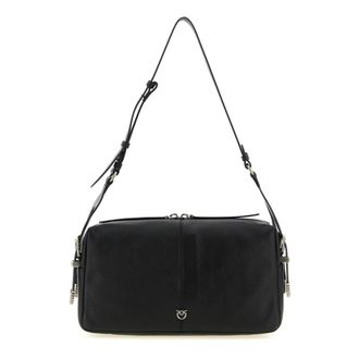 Pinko Keeper Bag - Dames - Schoudertassen - Zwart - ONE Size - Katoen - Tassen