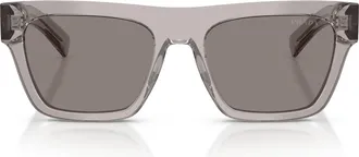 Prada Grey 0pr C03s Translucent Acetate Sunglasses