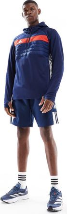 adidas adidas - Football Tiro 25 Essentials - Top sportivo invernale blu navy team 2/rosso/bianco