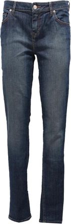 Lacoste Slim Fit Vintage Blue Denim Jeans - Dames - Bootcut Jeans - Blauw - W26 - Denim - Jeans