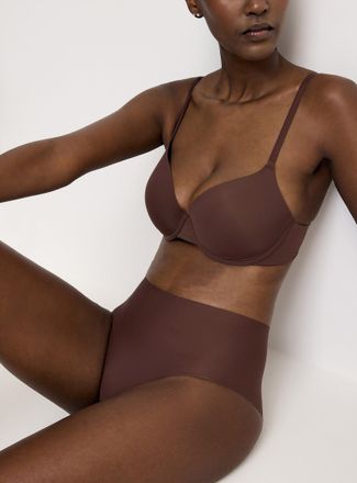 Miiyu Womens Laser-cut high-waist cheeky panty Recycled nylon