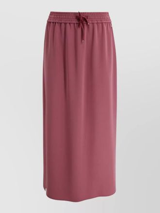 Herno minimal waistband skirt gold tone detail