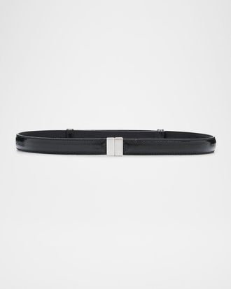 Toteme Slide Clasp Naplak Leather Belt