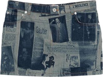 Jean Paul Gaultier Belt-loop Mini Skirt