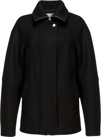 VSP Lilie Wollen Jas - Dames - Mantel - Zwart - XS - Wol - Jassen