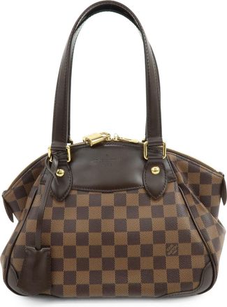 Louis Vuitton Verona Damier Brown Canvas Handbag (Pre-Owned)