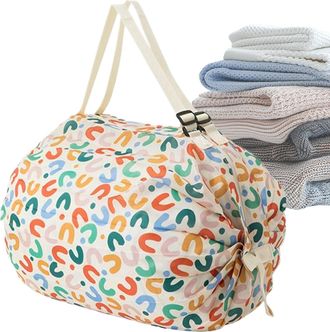 Generic Shopping Bag - Reusable Tote Bag - Washable Tote Carrier Organizer for Farming, Camping, Laundry, Supermarket, Travel, Letter