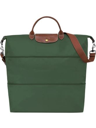 Longchamp Le Pliage Original expandable luggage - unisex - Polyamide/Calf Leather - One Size - Green