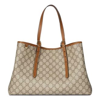 Gucci (WMNS) Gucci GG Emblem Medium Tote Bag Monogram Canvas 815213-FAD6L-9758