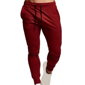 Generic Mens Open Hem Jog Trousers Jogging Bottoms - Mens Track Suit Bottom Casual Elasticated Waist Tracksuit Bottoms Cotton Joggers Jogging Jog Trousers Lei