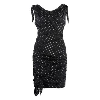 Dolce & Gabbana Dames, Jurken, Zwart, Maat: XS Zijde