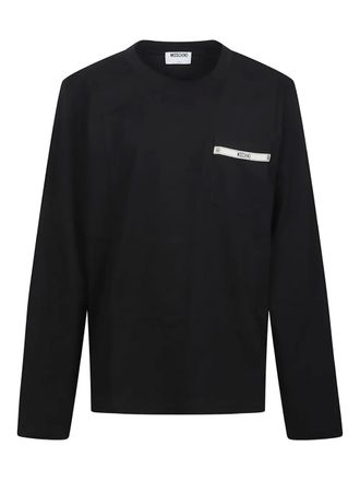 Moschino T-shirt met lange mouwen - Zwart