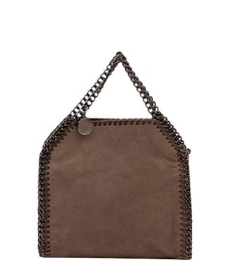 Stella McCartney Brown Falabella Tiny Tote