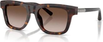 Dolce & Gabbana Dg 4521 Zonnebril - Heren - Zonnebrillen - Bruin - 52 MM - Nylon - Accessoires
