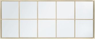 BIZZOTTO Bizzotto - Specchio con cornice in metallo Window h 125x2,5x50 cm -Oro