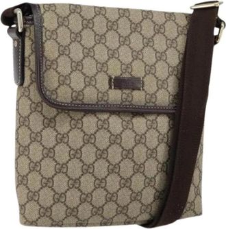 Gucci Pre-owned Cross Body Bags, female, Beige, Size: ONE SIZE Pre-owned Vintage Cross Body Bag