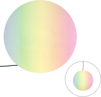 QAZQA Smart Outdoor Lamp White 56 cm Incl. Wifi A60 IP65 - Nura