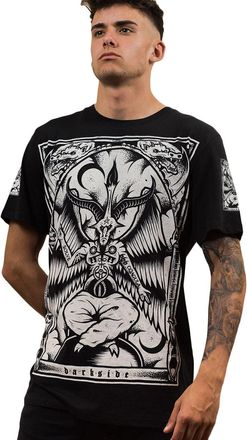 Darkside Baphomet Genuine Darkside Mens T Shirt Occult Nu Goth Satanic Gothic Alternative Clothing Black