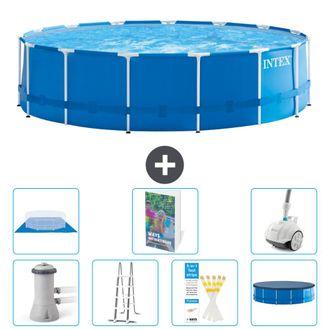 Intex Piscina Con Estructura Redonda - 457x122 Cm - 8-piezas S616