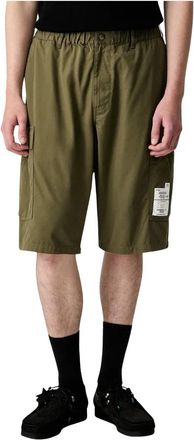 Neighborhood Wide Cargo Short Pants - Heren - Korte Broeken - Groen - M - Katoen - Korte Broeken