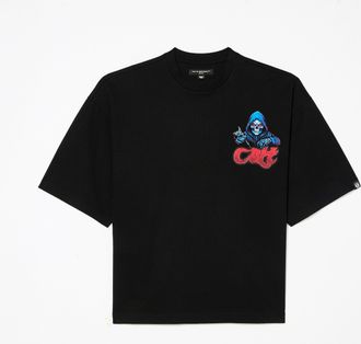 Cult of Individuality Cults Oversized Heavyweight Boxy Fit Short Sleeve Crew Neck Tee Epic Shit in Black