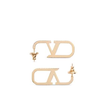 Valentino Garavani VLogo Signature Oorbellen - Dames - Oorbellen - Geel - ONE Size - Accessoires