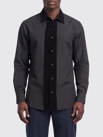 Maison Margiela Camicia in velluto di cotone con colletto francese
