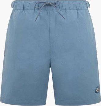 Moose Knuckles Mens Moose Knuckles Logo Swim Short 1576 Sea - Blue - Size: 33/32/32