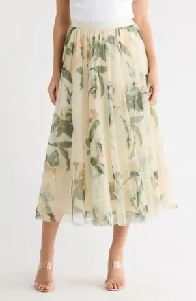 Daniel Rainn Tulle Skirt in Ivory at Nordstrom Rack, Size X-Small