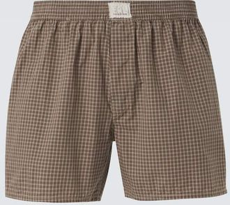 ERL Checked cotton boxers