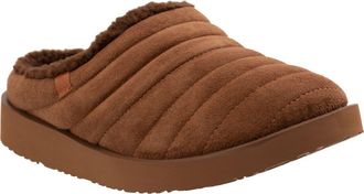 Revitalign Valley Faux Fur Lined Slipper in Bison at Nordstrom, Size 10