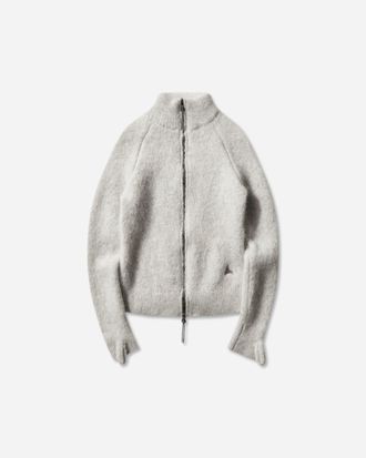 Roa Women s Tasna Mohair Zip-Up Sweater Dirty White